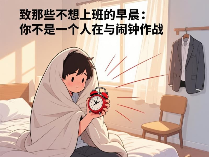 致那些不想上班的早晨：你不是一个人在与闹钟作战