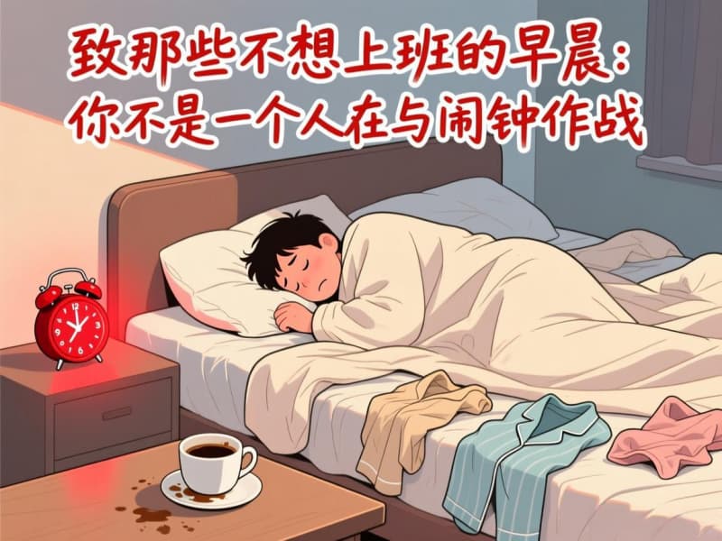 致那些不想上班的早晨：你不是一个人在与闹钟作战
