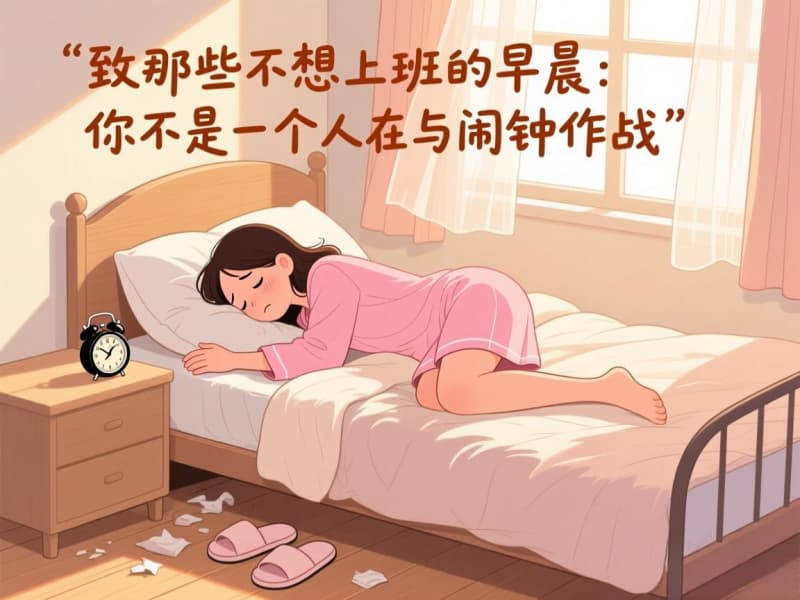 致那些不想上班的早晨：你不是一个人在与闹钟作战