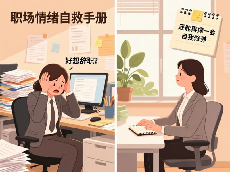 职场情绪自救手册：从“好想辞职”到“还能再撑一会”的自我修养