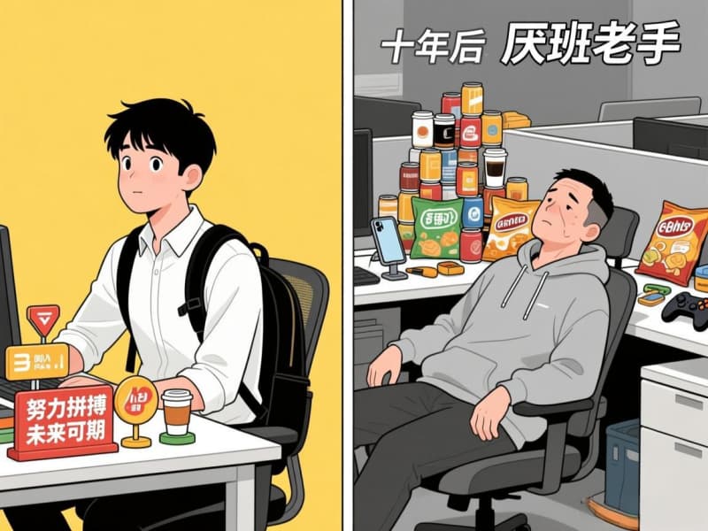 从“职场萌新”到“厌班老手”:我们与工作的爱恨十年