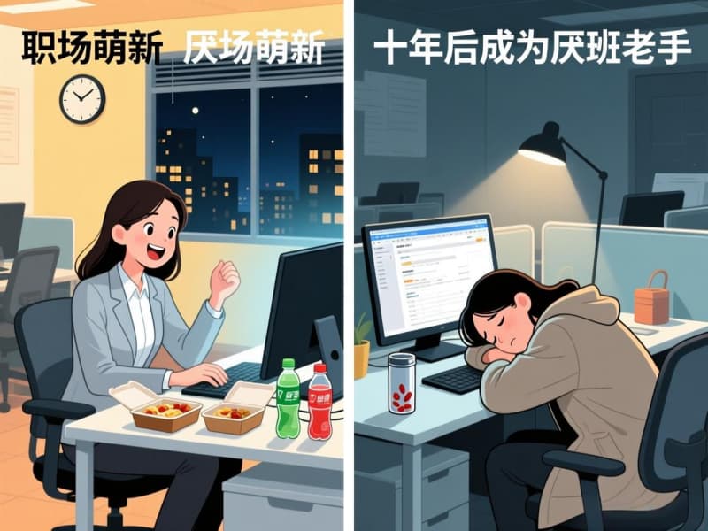 从“职场萌新”到“厌班老手”:我们与工作的爱恨十年