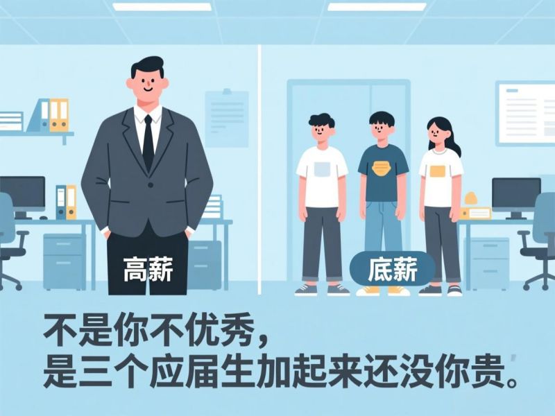 企业裁员先砍35岁+:不是你不优秀,是三个应届生加起来还没你贵