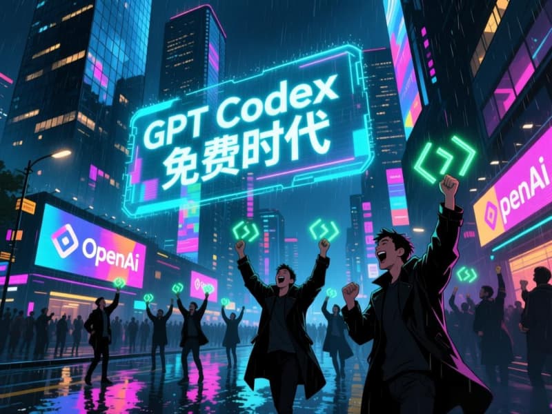 GPT Codex免费时代：OpenAI的“阳谋”与百万开发者的狂欢