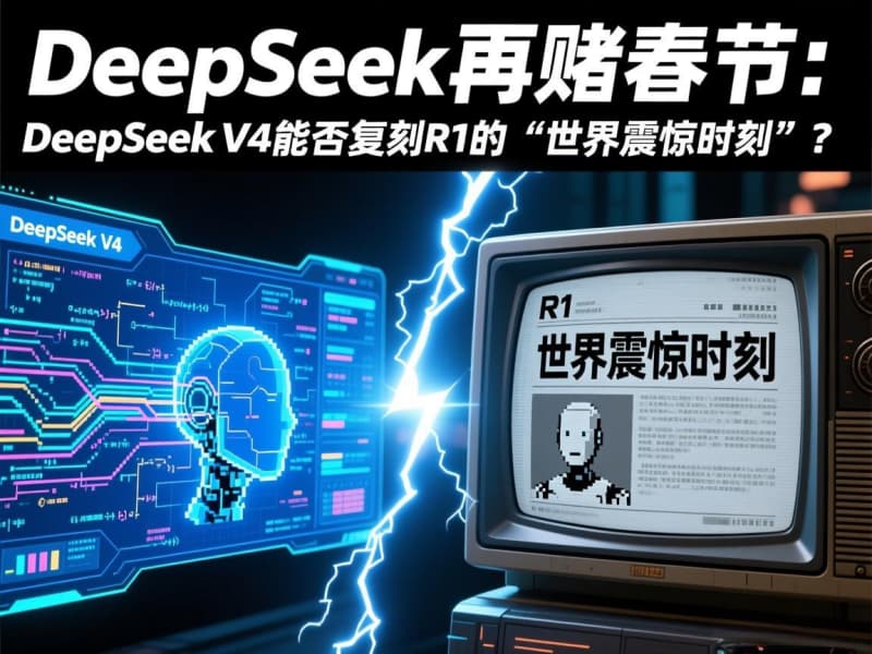 DeepSeek再赌春节:DeepSeek V4能否复刻R1的“世界震惊时刻”?