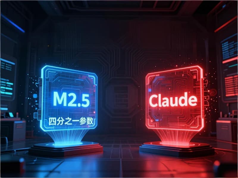 一夜暴涨20%的背后:MiniMax M2.5如何用四分之一参数硬刚Claude?