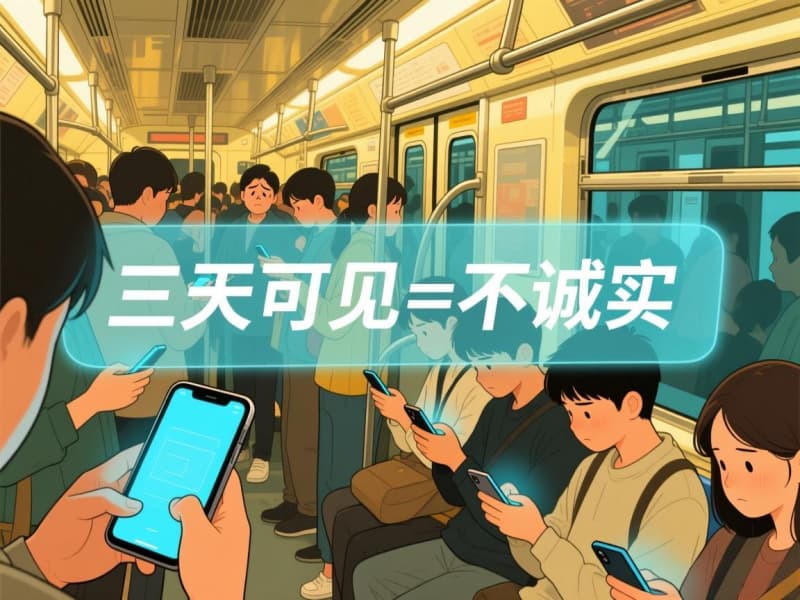 领导说"三天可见=不诚实"：我们这一代，连“过去”都不配拥有吗？