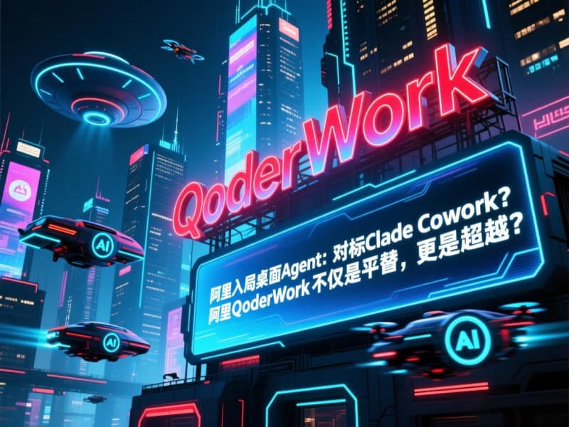 阿里入局桌面Agent：对标Claude Cowork？阿里QoderWork不仅是平替，更是超越