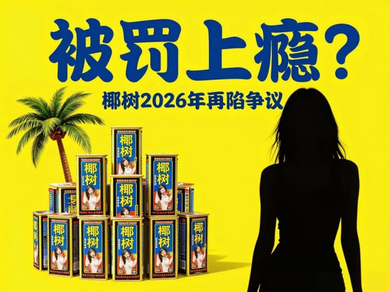 被罚上瘾？椰树2026年再陷争议，营销界：椰树的“土味帝国”与“擦边经济学”