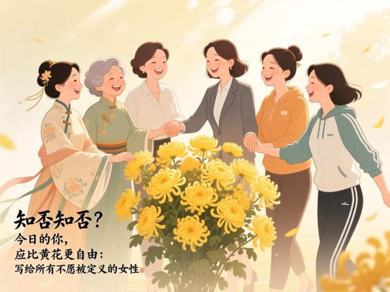 知否知否？今日的你，应比黄花更自由：写给所有不愿被定义的女性