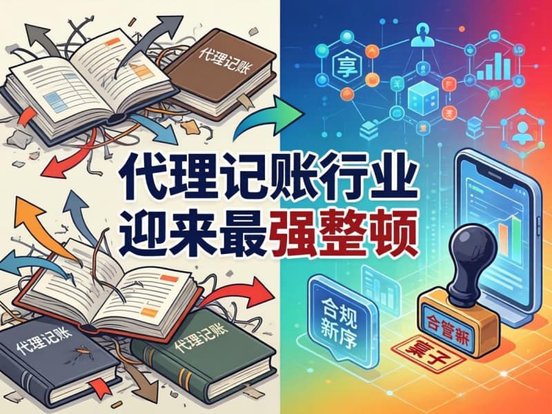 代理记账行业大洗牌：从“各自为政”到“信息共享”，合规成唯一出路