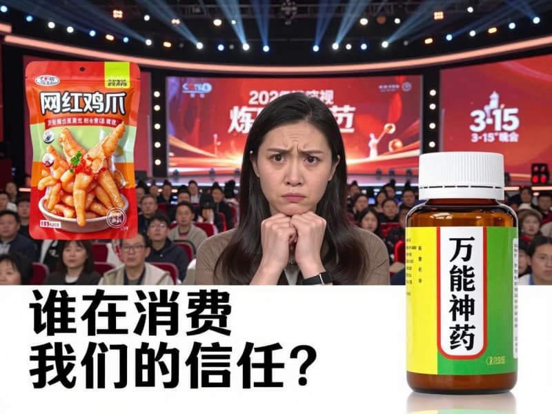 2026年央视"3·15"晚会:当"网红美食"遇上"万能神药",谁在消费我们的信任?