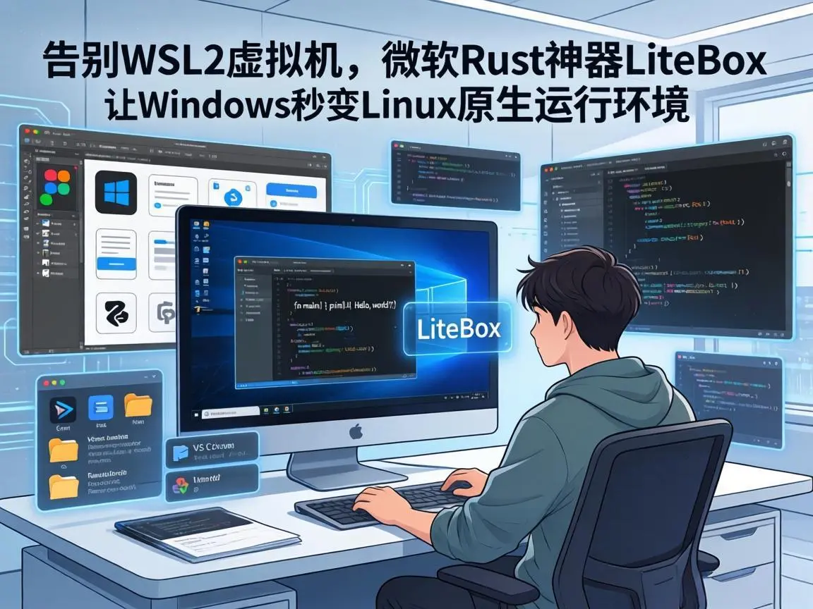 告别WSL2虚拟机!微软Rust神器LiteBox让Windows秒变Linux原生运行环境