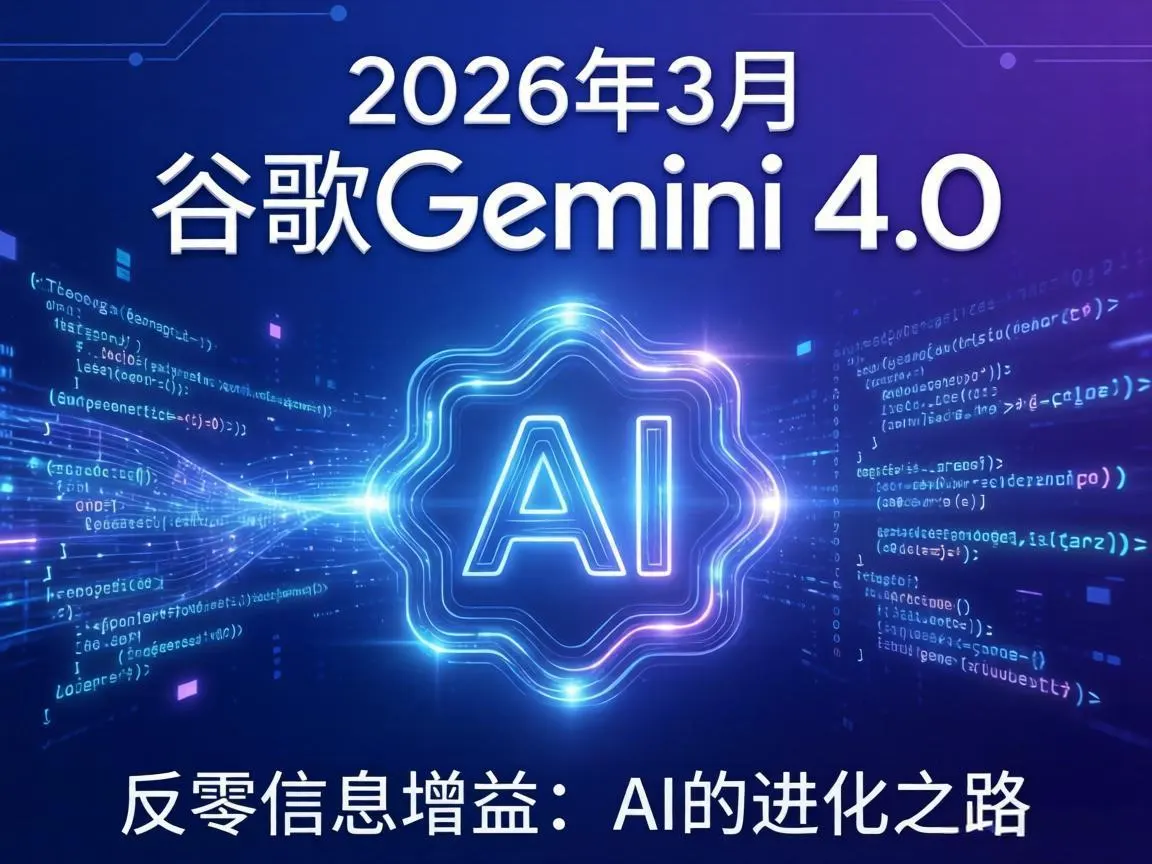 2026年3月谷歌核心算法更新深度解读：Gemini 4.0上线，不是反AI是反”零信息增益”