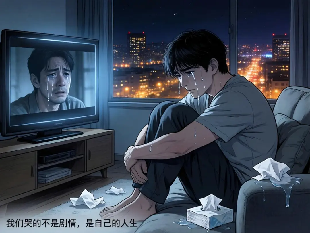 年少时笑别人哭，中年时自己哭成狗：成年人的泪点，为什么越来越低？