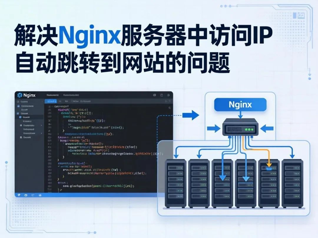 运维必看！解决Nginx服务器中访问IP自动跳转到网站的问题，告别“默认站点”劫持