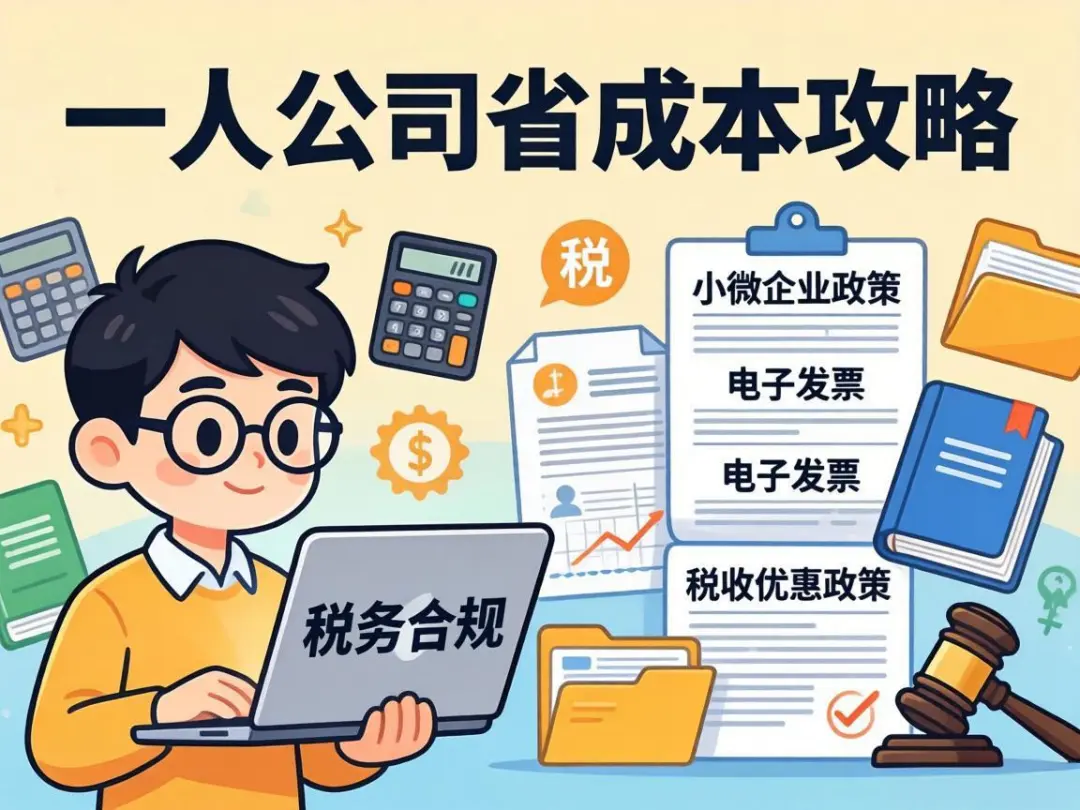 一人公司老板必看：不发工资不交社保的“省成本”是死局，真正的省钱高手都在用这6招