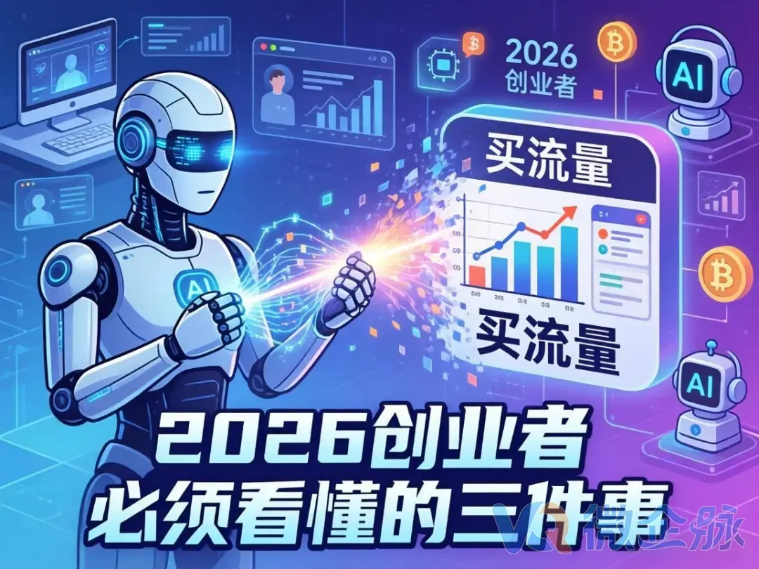 AI正在杀死“买流量”这门生意|2026创业者必须看懂的三件事